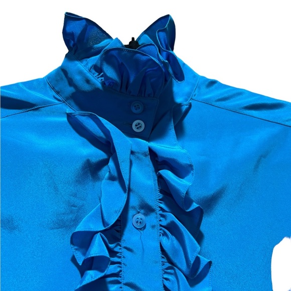 Vintage 70s Ruffle Blouse - Picture 2 of 5